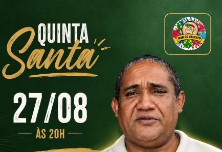 MOLEQUE ATREVIDO: Dadá do Areal será homenageado na Quinta Santa