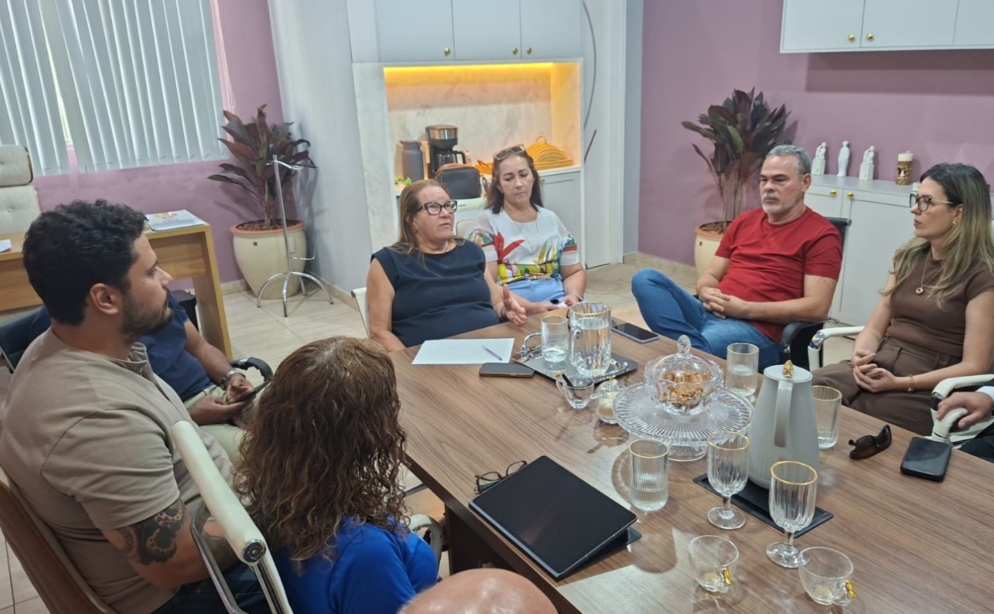 ELLIS REGINA: Vereadora debate situação da Assistência Médica com conselheiros e Presidente do IPAM