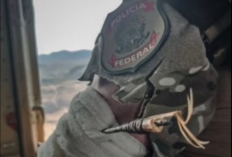 CRAVADA: PF é ferido com flechada durante operação contra garimpo ilegal