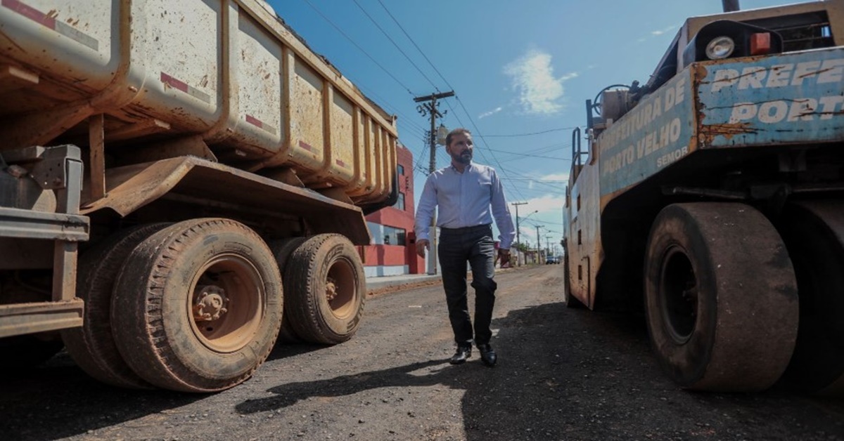 INFRAESTRUTURA: Prefeitura segue obras de pavimentação no bairro Aponiã