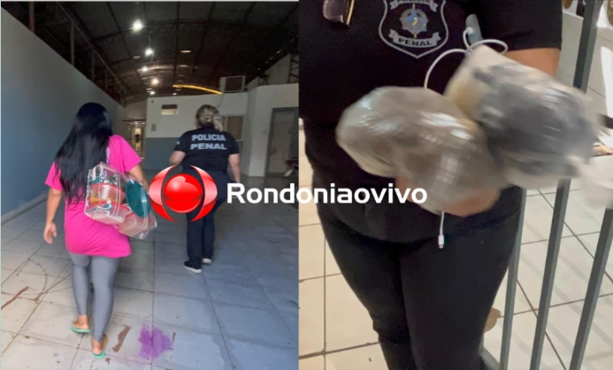 NO 603: Jovem é presa com drogas no órgão genital quando ia visitar o marido 