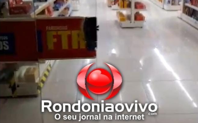 VÍDEO: ​Farmácia é arrombada pela 5ª vez no ano na Avenida Pinheiro Machado