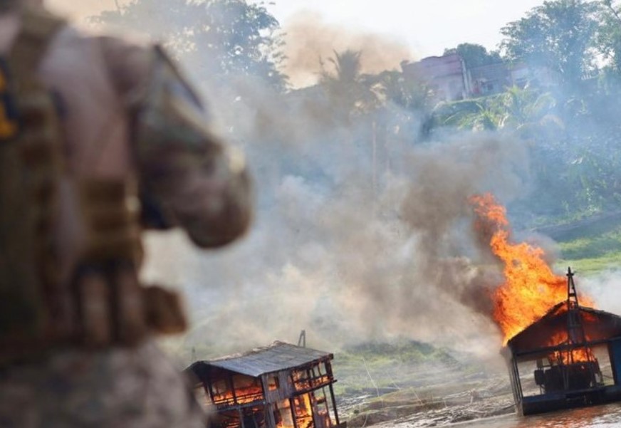 GARIMPO: STJ nega liminar para suspender explosão de balsas em Humaitá