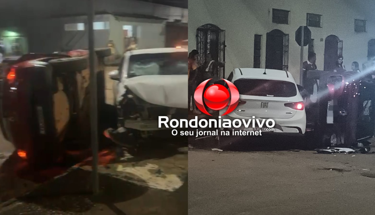 CAPOTAMENTO: Motorista avança preferencial e provoca grave acidente