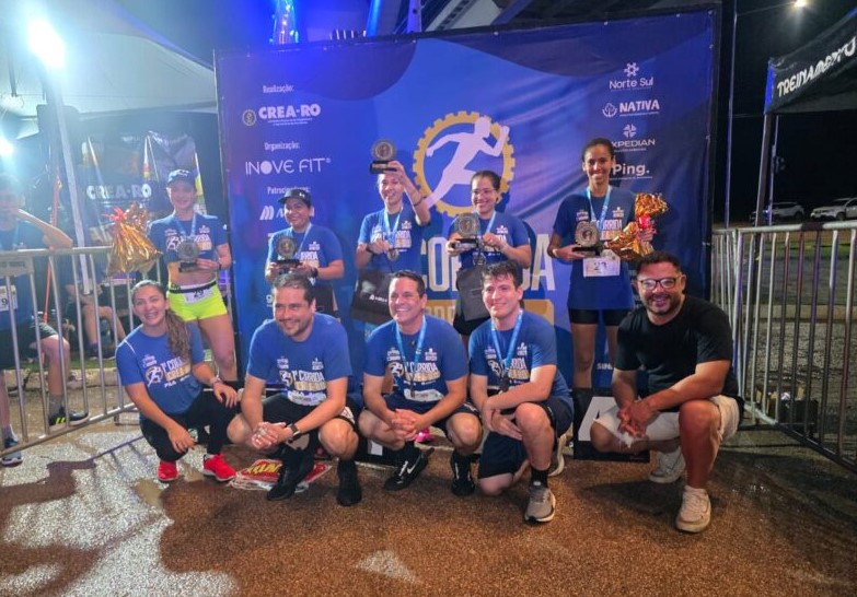 CREA-RO: 1ª Corrida celebrou o Dia do Engenheiro com esporte, integração e solidariedade