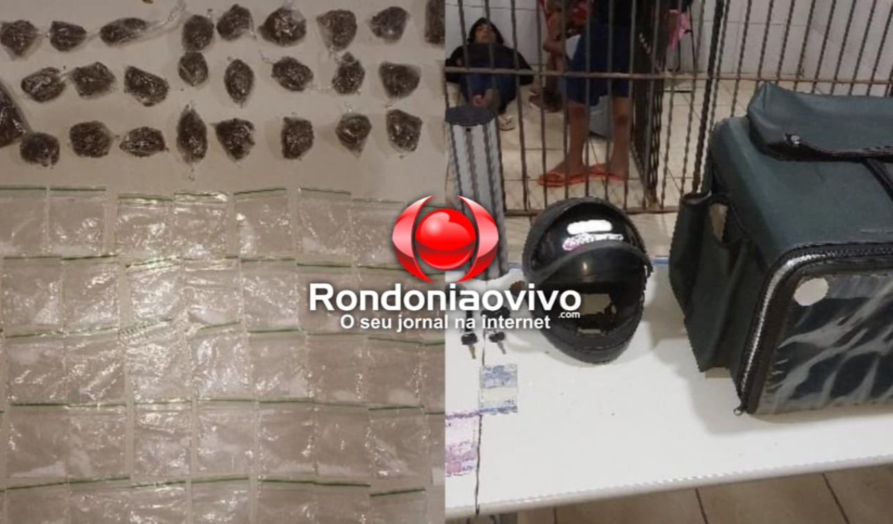 NA FREI CANECA: Operação da PM prende quadrilha com 100 porções de drogas
