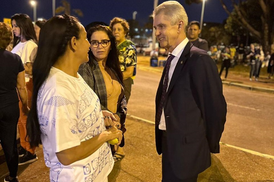 JAIME BAGATTOLI: Senador presencia soltura de presos do 8 de janeiro