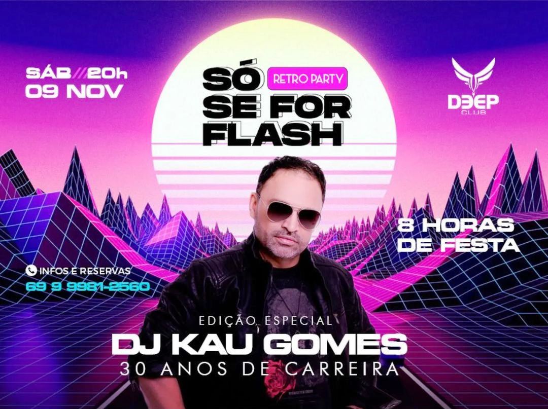 RETRÔ: Concorra a ingressos para o Só Se For Flash, a sua festa de Flash Back 