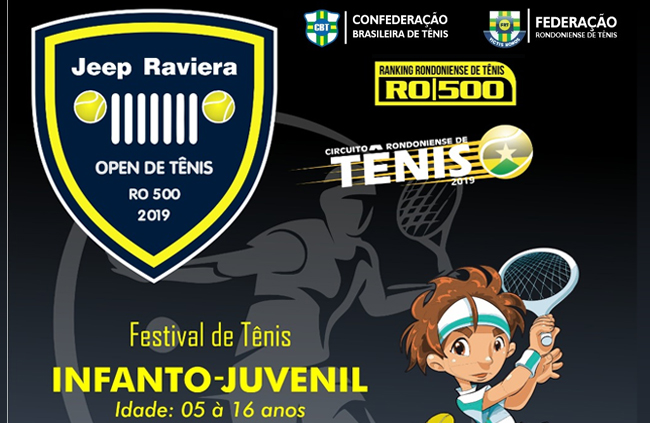 FESTIVAL DE TÊNIS: Infanto-Juvenil Jeep Raviera Open de Tênis 2019