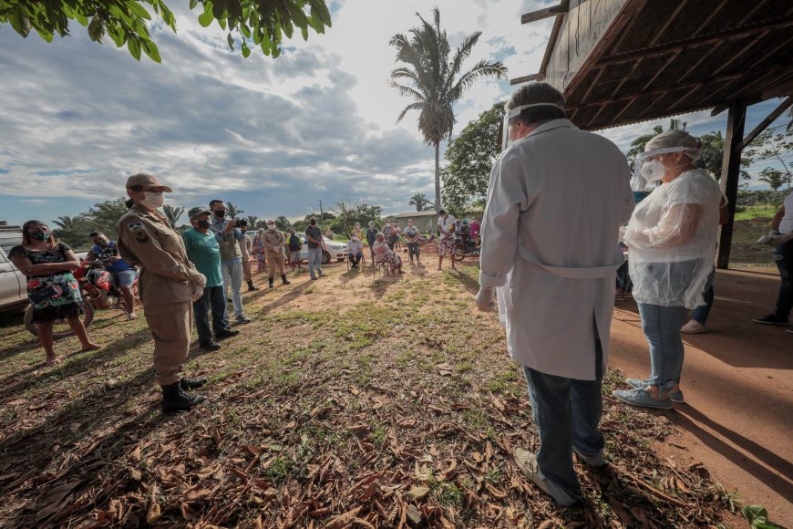 CORONAVÍRUS: Moradores do setor chacareiro realizam testagem rápida em Porto Velho