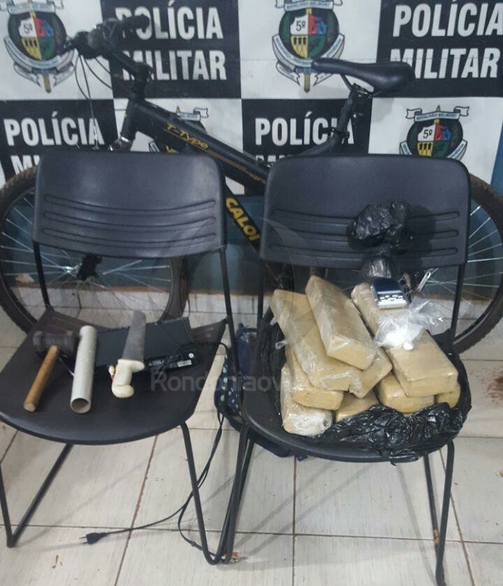 MACONHA: Trio é flagrado com quase 15 quilos de droga em apartamento