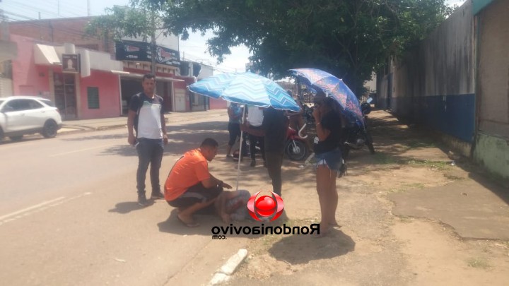 ATROPELAMENTO: Idoso fica gravemente ferido em acidente na região Central