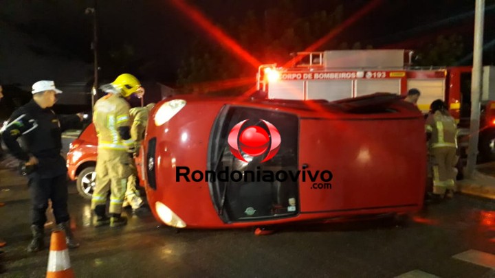 URGENTE: Acidente com capotamento na Avenida Jorge Teixeira