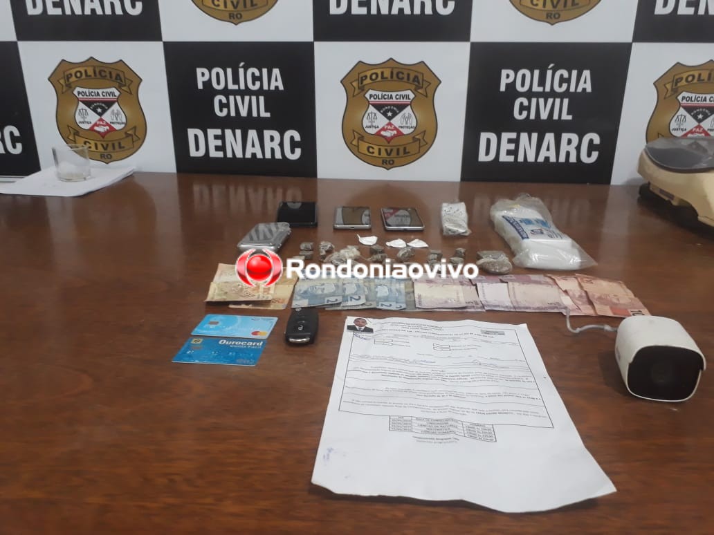 DISK TRÁFICO: Denarc prende motorista de aplicativo que entregava droga em casa