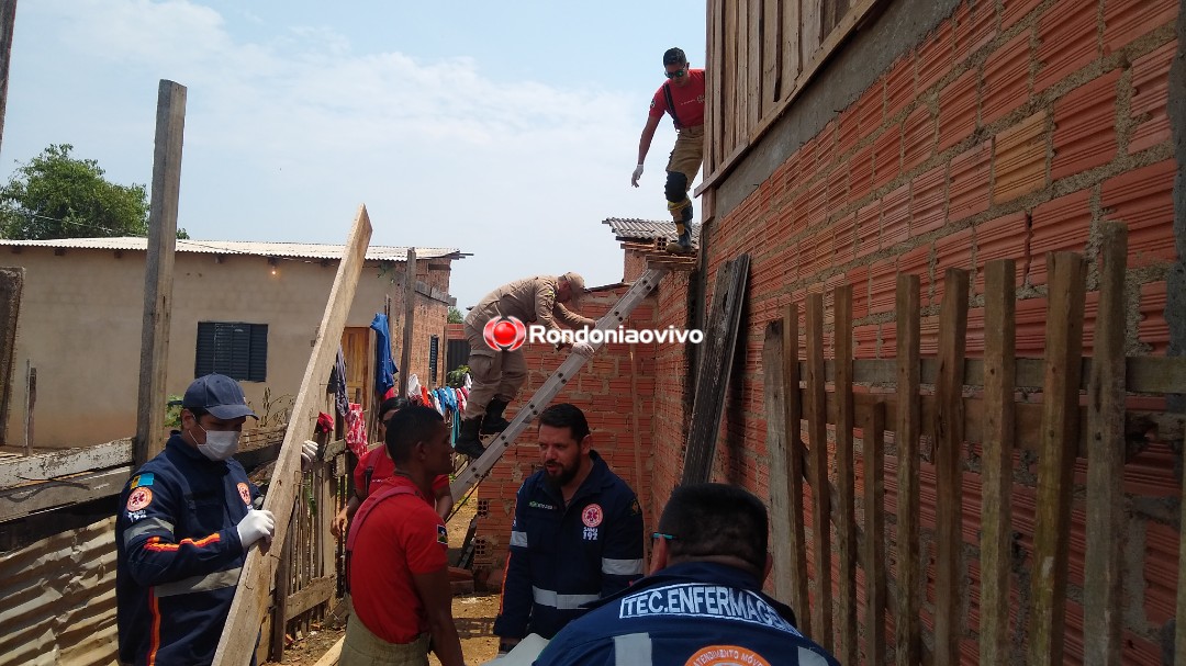 FATAL: Pedreiro morre após passar mal enquanto trabalhava em telhado de residência