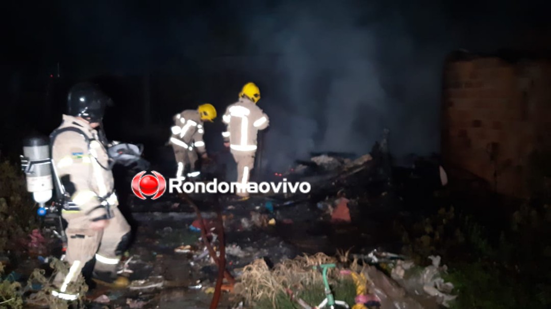 SINISTRO: Residência é totalmente consumida pelo fogo em Porto Velho 