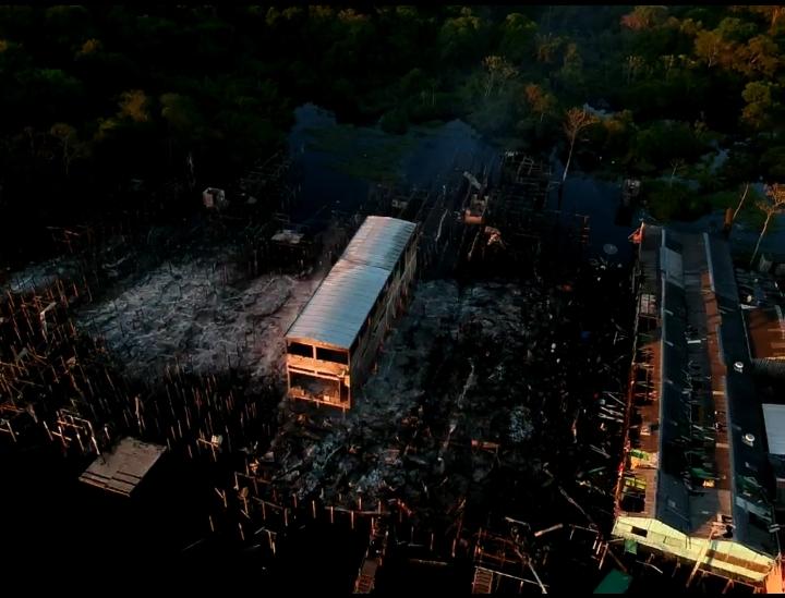 TRAGÉDIA: Veja como ficou o distrito de Buenas Vistas após incêndio devastador