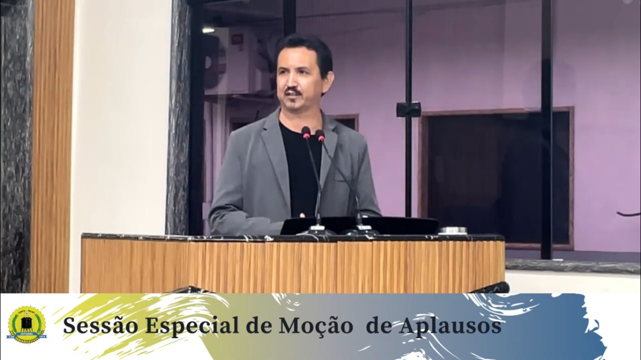 MOÇÃO DE APLAUSOS: Poeta Augusto Branco é homenageado pela Câmara Municipal de PVH