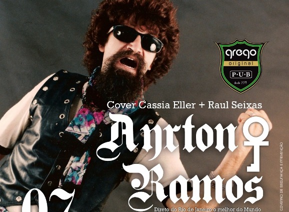 Sorteio de ingresso para Raul Seixas cover + Tributo Cassia Eller