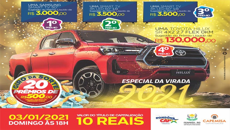 RONDONCAP ESPECIAL DE NATAL: Confira quem foram os sortudos de domingo (27) e Adquira seu certificado