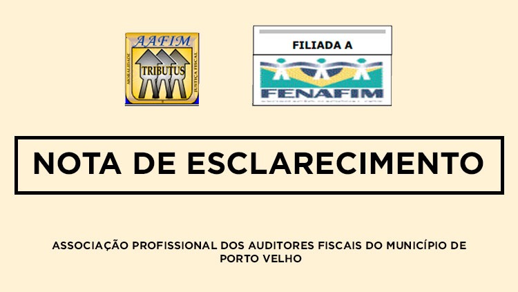 NOTA DE REPÚDIO: Auditores Fiscais municipais emitem nota contra denúncia de supersalários