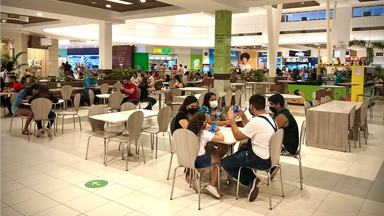 CONFORTO: Porto Velho Shopping amplia praça de alimentação no 2º piso