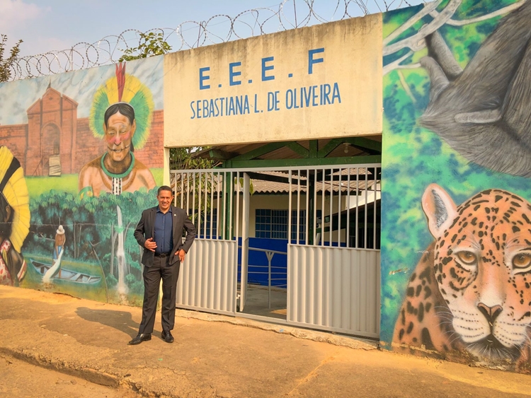 AVANÇO: Eyder Brasil viabiliza melhorias para escola Estadual de Porto Velho 