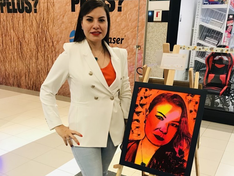 MENTE MILIONÁRIA: Ana Clara Gisbert vira obra de arte na Exposição Jovem Empreendedor 