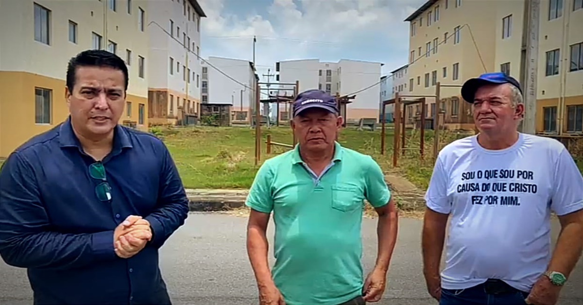 ATUANDO: Deputado Chrisóstomo fiscaliza residencial Morar Melhor II em Ji-Paraná