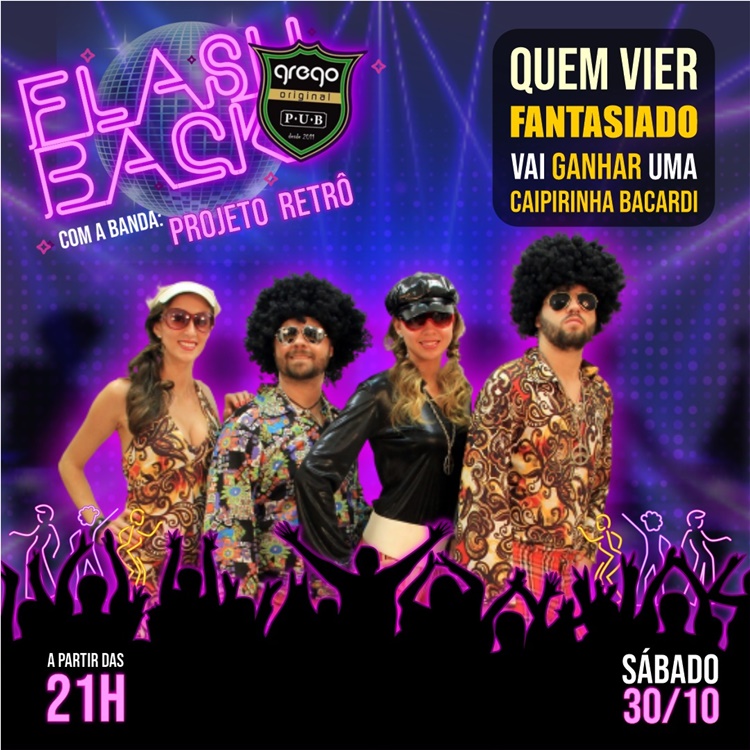 FINAL DE SEMANA: Shows de bandas de rock e flashback no Grego Original