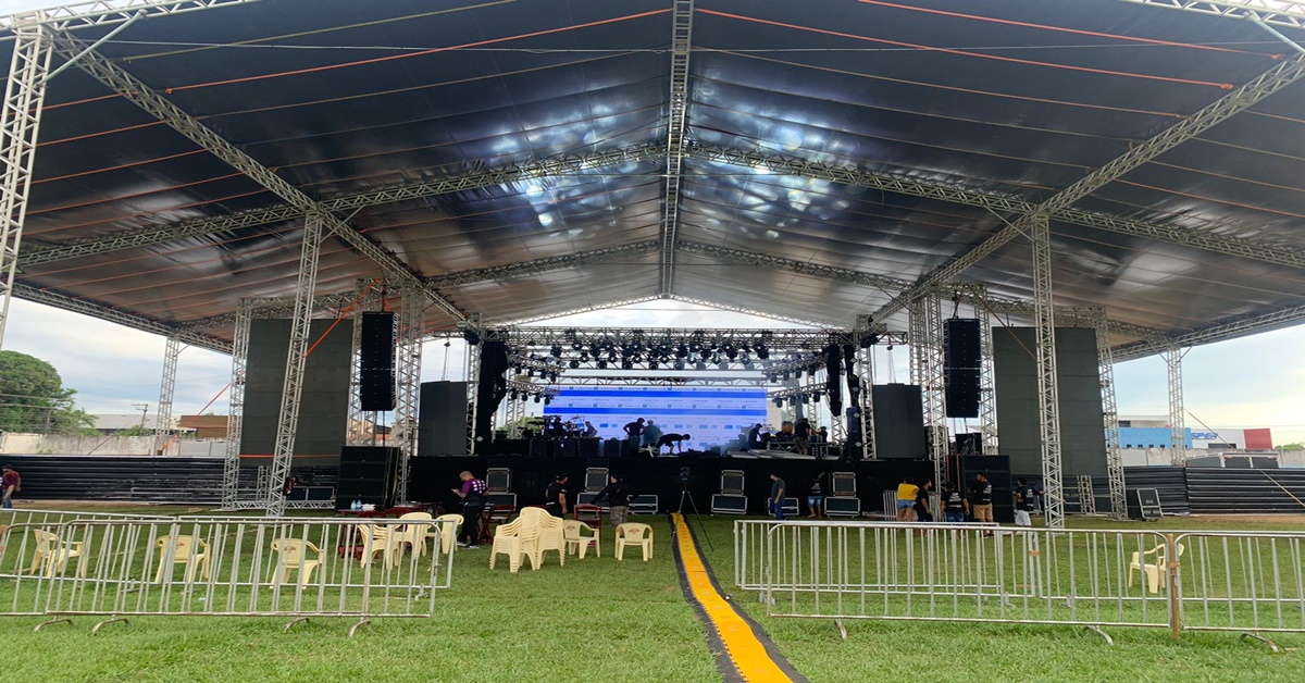 O EMBAIXADOR: Tudo pronto para o show de Gusttavo Lima em Porto Velho