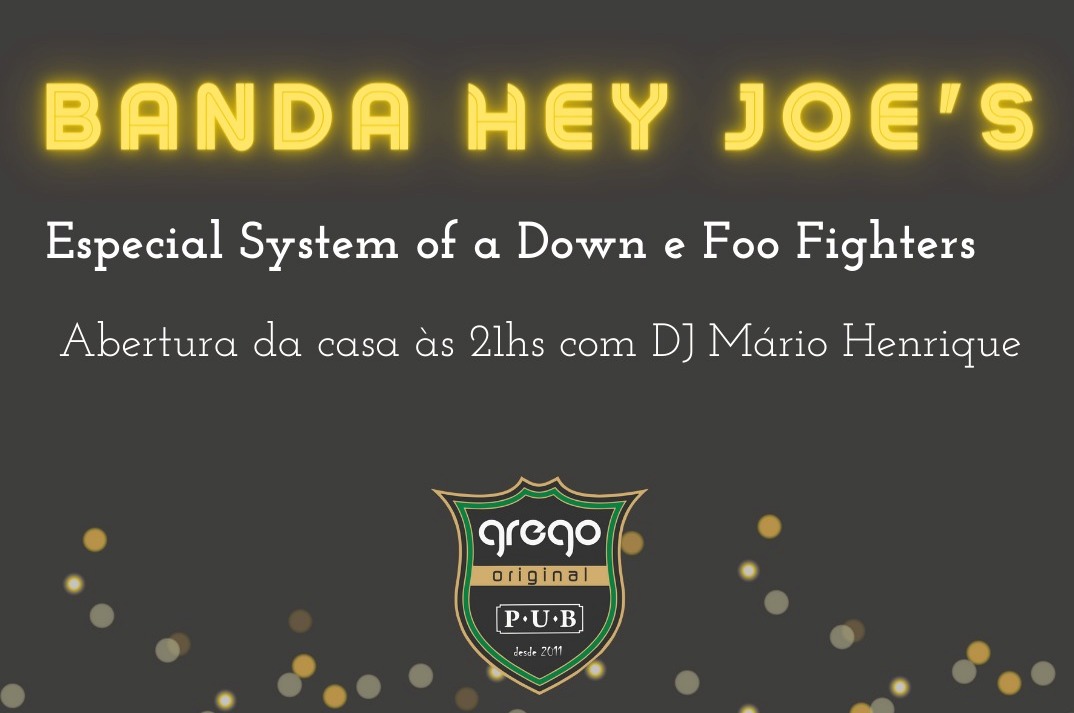  HOJE: Especiais Foo Fighters e System Of A Down no Natal com Rock do Grego Original