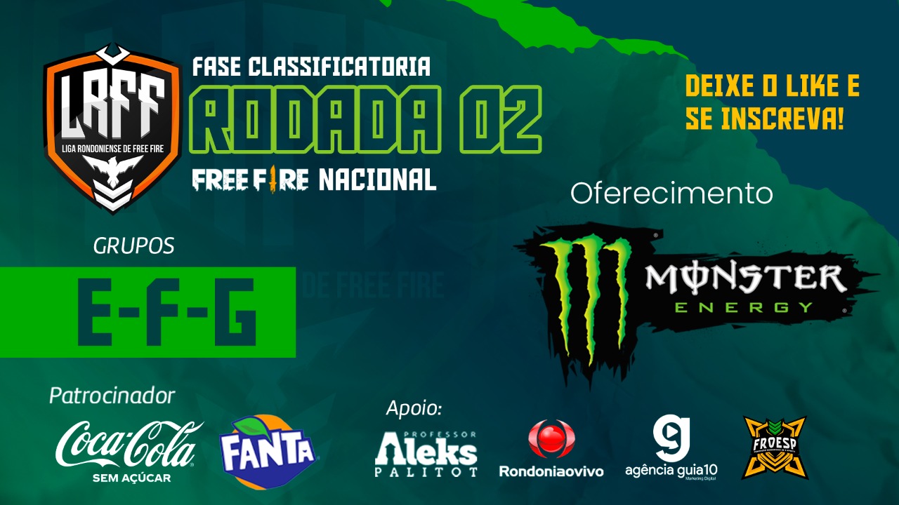 LRFF – Assista ao vivo rodada 2 ((E,F,G) do Free Fire nacional