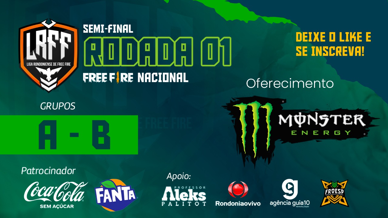 LRFF – Assista ao vivo Semi-Final, rodada 1  (A e B) do Free Fire nacional