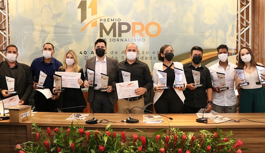 HOMENAGEM: Cerimônia do 11º Prêmio MPRO de Jornalismo celebra imprensa
