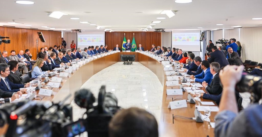 ENCONTRO: Governador Marcos Rocha participa de reunião com o presidente Lula