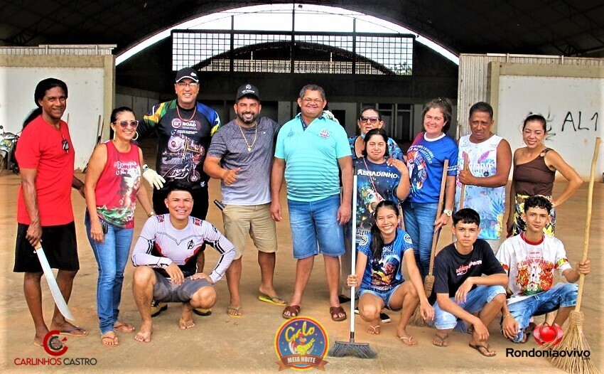 MUTIRÃO CULTURAL DA LIMPEZA - Barracões dos bumbás: Malhadinho e Flor do Campo