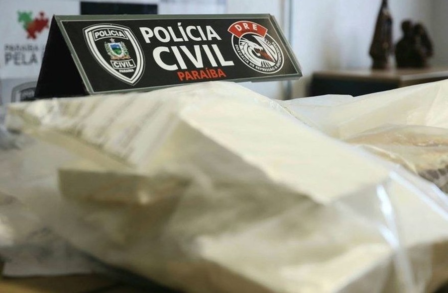 PARAÍBA: Polícia Civil prende homem com cocaína que veio de Rondônia