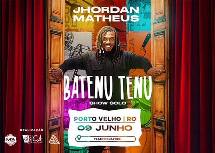 Jhordan Matheus faz show de stand-up comedy em Porto Velho nesta sexta (9)