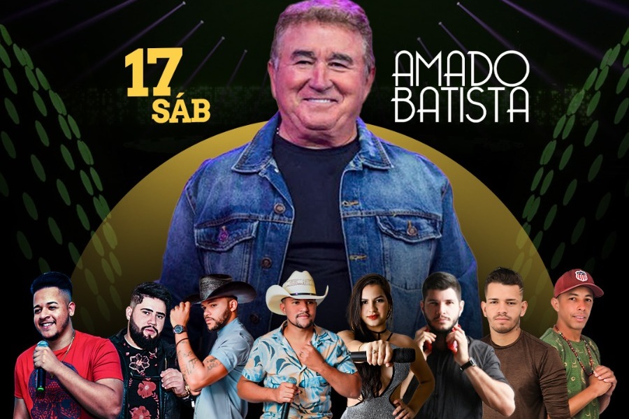 35° EDIÇÃO: Além de Amado Batista, Expocol terá outras atrações musicais