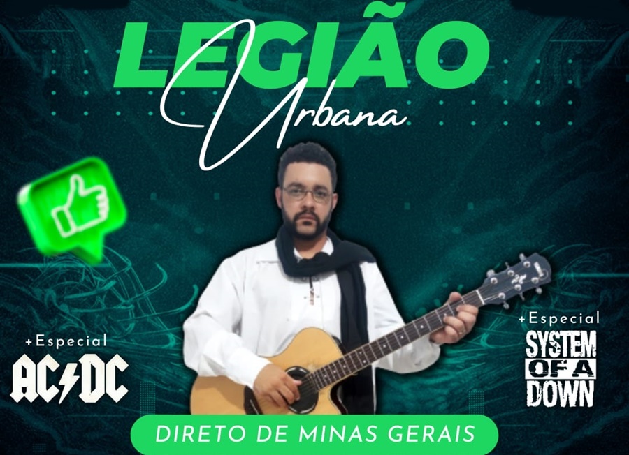 Confira os nomes sorteados para o Cover Legião Urbana, ACDC e System Of A Down