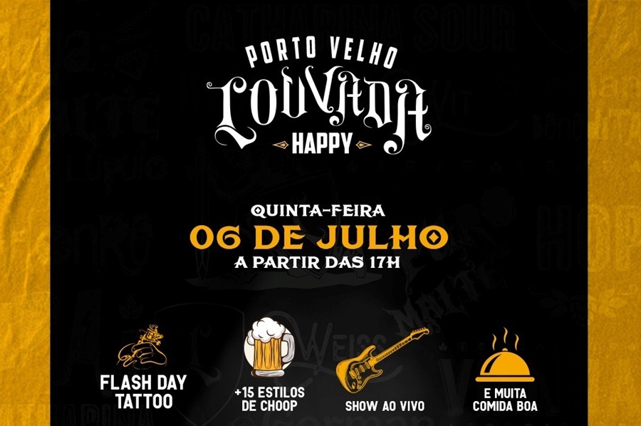 NESTA QUINTA (06): Louvada realizará mais uma edição do HappyLouvada no Taproom da Rio Madeira