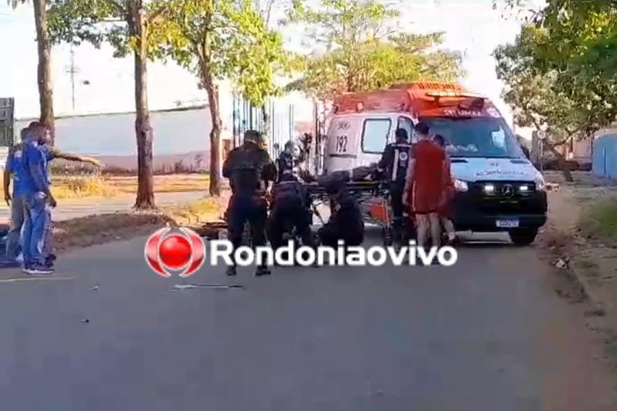 ATROPELAMENTO: Sargento da PM sofre acidente de moto a caminho do trabalho