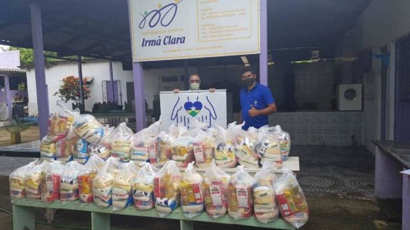 SOLIDARIEDADE: Fraternidade Espírita Irmã Clara precisa de doações para montar cestas básicas