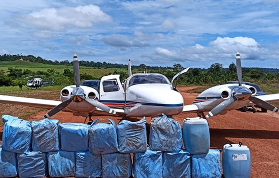 AERIUM: Operação da PF apreende mais de uma tonelada de drogas transportadas em avião