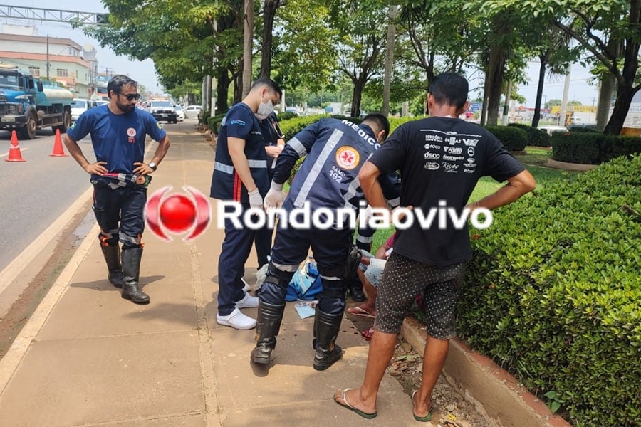 VIOLÊNCIA: Homem sofre tentativa de homicídio na Avenida Jorge Teixeira