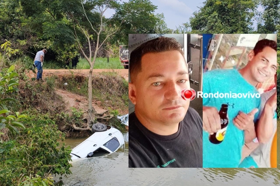 ESTRADA DA PENAL: Identificados empresário e jovem que morreram após carro cair em igarapé