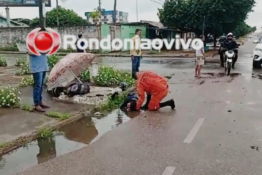 INVADIU: Mãe e filha são atropeladas por carro na Avenida Pinheiro Machado