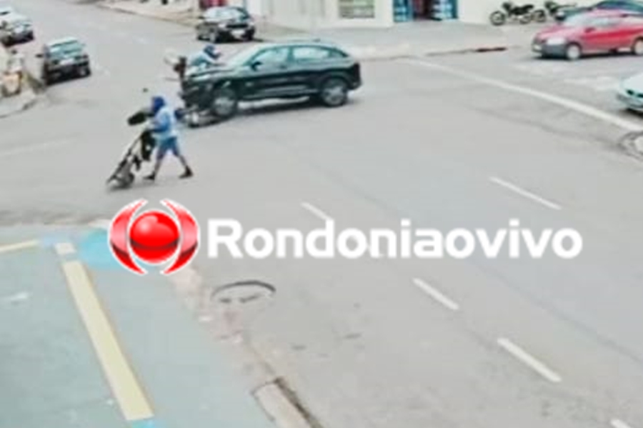 GRAVE: Vídeo mostra HR-V avançando preferencial e atropelando jovem na Dom Pedro II