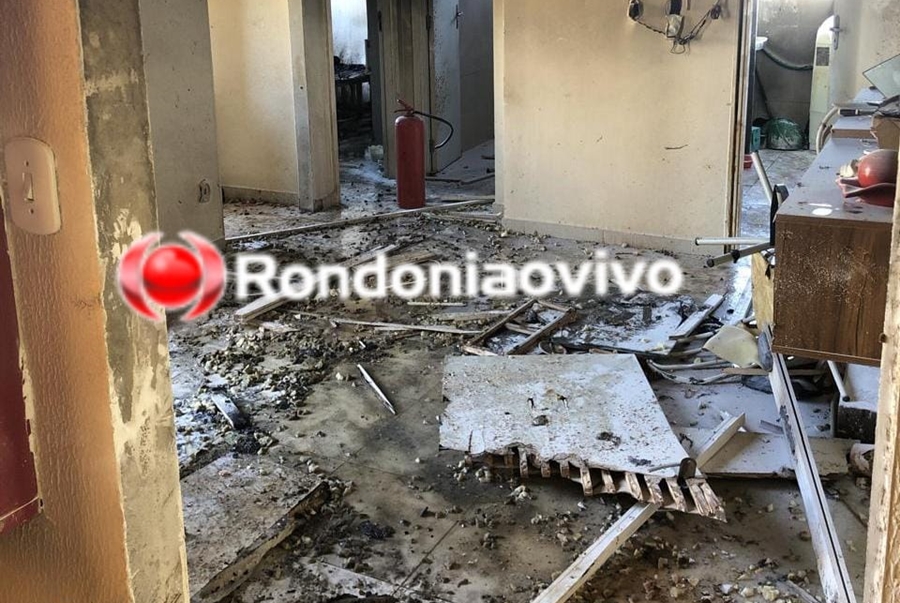 VAZAMENTO DE GÁS: Imagem mostra destruição em apto após explosão que deixou mãe e filho feridos 